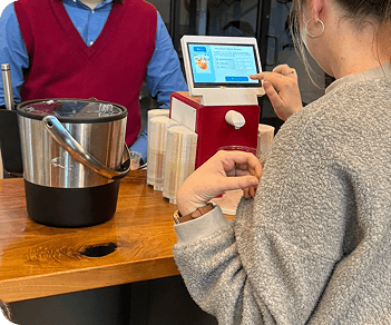 Spiritina machine prototype close-up