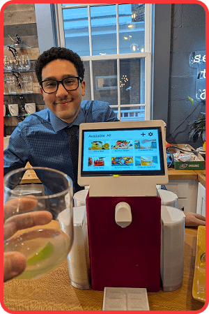 Cocktail mixing process